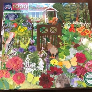 EeBoo Scandinavian garden 1000 piece puzzle